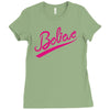 believe hand lettering printed t shirt Ladies Fitted T-Shirt
