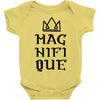 Magnifique With Crown Baby Bodysuit