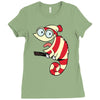 can't find me! Ladies Fitted T-Shirt