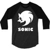 sonic uomo donna bambino sega videogames 3/4 Sleeve Shirt
