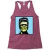 frankenstein pop art Racerback Tank
