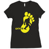 bigfoot gone Ladies Fitted T-Shirt