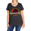 Maligator Ladies Curvy T-Shirt