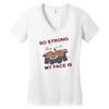 my face Women's V-Neck T-Shirt