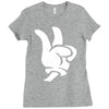 peace sign Ladies Fitted T-Shirt