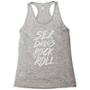 sex drugs rock n roll Racerback Tank