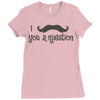 mustache Ladies Fitted T-Shirt