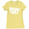 back to the 80's, funny retro Ladies Fitted T-Shirt