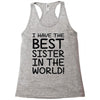 sister joke Racerback Tank
