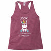 look i've created a unicorn Racerback Tank