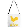 cock block Adjustable Strap Totes
