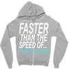 faster than the speed of something slower Zipper Hoodie