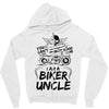 You Cant Scare Me I am Biker Uncle Zipper Hoodie