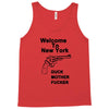 welcome to new york duck mother fucker black t shirt Tank Top