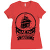 Sailor Life Is Adventure Dare It Ladies Fitted T-Shirt