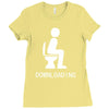 funny Ladies Fitted T-Shirt