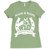 personalised pony horse and rider Ladies Fitted T-Shirt