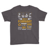 Born February Multitasking Problem Solving Tees Youth Tee