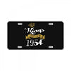 kings are born in 1954 License Plate