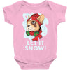 let it snow Baby Bodysuit