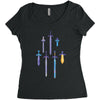 master swords Women's Triblend Scoop T-shirt