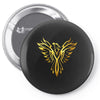 Phoenix Tribal Bird Pin-back button