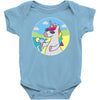 unicorn chill Baby Onesie