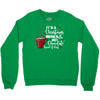 it's a christmas movies and hot chocolate kind of day Crewneck Sweatshirt