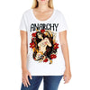 anarchy angel Ladies Curvy T-Shirt