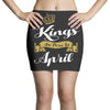 kings are born in april Mini Skirts