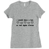 i would date u but u r not dylan o'brien Ladies Fitted T-Shirt