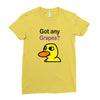 got any grapes Ladies Fitted T-Shirt