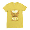 All Men Are Created Equal But Only The Best Are Born In Marc Ladies Fitted T-Shirt