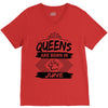 Queens Are Born In June V-Neck Tee