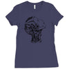 robot girl machine Ladies Fitted T-Shirt