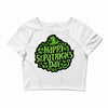 happy st. patrick's day Crop Top