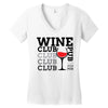 Wine Club pub Women's V-Neck T-Shirt