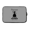Princesses Are Born In December Laptop sleeve