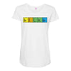 bazinga periodic table funny funny birthday present gift Maternity Scoop Neck T-shirt