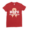 Hope Keeps Me Going Ladies Fitted T-Shirt