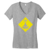 om sign Women's V-Neck T-Shirt