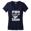 pho sho Women's V-Neck T-Shirt