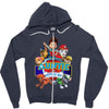 paw patrol birthday boy auntie Zipper Hoodie