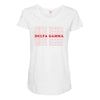 Delta Gamma Maternity Scoop Neck T-shirt