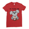 my puns are Ladies Fitted T-Shirt
