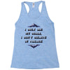 i only see my goals Racerback Tank