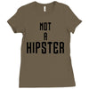 not a hipster Ladies Fitted T-Shirt