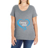 Coming Soon Baby Boy Ladies Curvy T-Shirt
