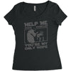 help me stack overflow youre myo nly hope Women's Triblend Scoop T-shirt