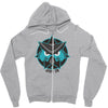 mustache animal Zipper Hoodie